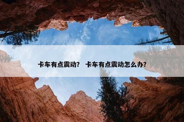 卡车有点震动？ 卡车有点震动怎么办？