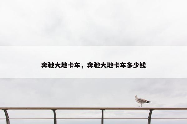 奔驰大地卡车，奔驰大地卡车多少钱