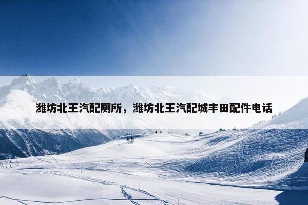 潍坊北王汽配厕所，潍坊北王汽配城丰田配件电话