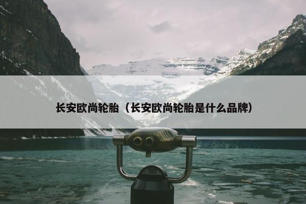 长安欧尚轮胎（长安欧尚轮胎是什么品牌）
