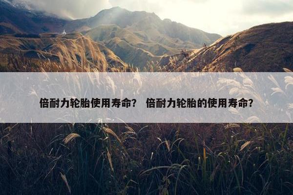 倍耐力轮胎使用寿命？ 倍耐力轮胎的使用寿命？