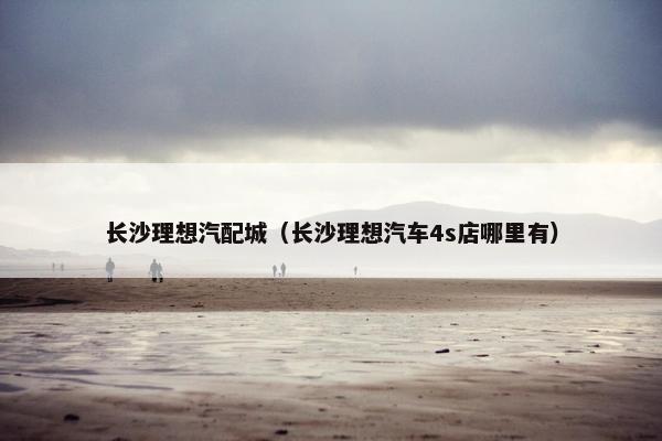 长沙理想汽配城（长沙理想汽车4s店哪里有）