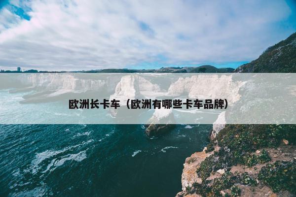 欧洲长卡车（欧洲有哪些卡车品牌）