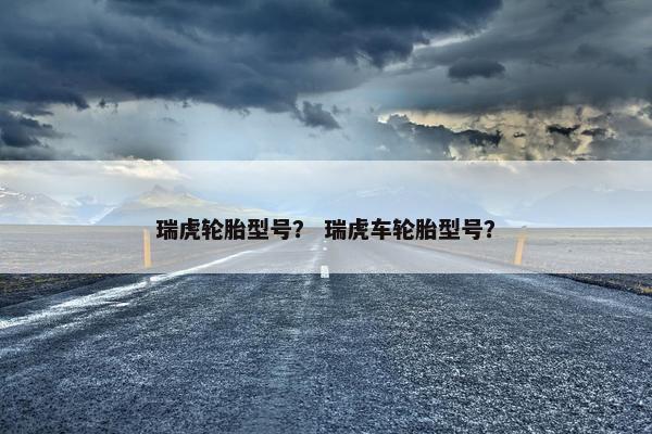 瑞虎轮胎型号？ 瑞虎车轮胎型号？