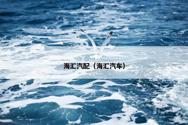 海汇汽配（海汇汽车）