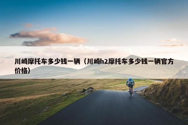 川崎摩托车多少钱一辆（川崎h2摩托车多少钱一辆官方价格）