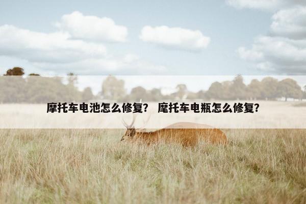 摩托车电池怎么修复？ 麾托车电瓶怎么修复？