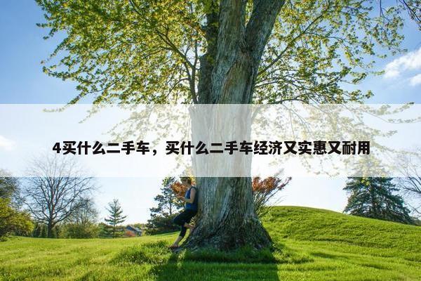 4买什么二手车，买什么二手车经济又实惠又耐用