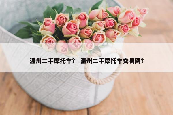 温州二手摩托车？ 温州二手摩托车交易网？