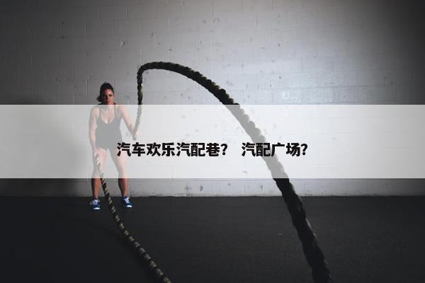 汽车欢乐汽配巷？ 汽配广场？