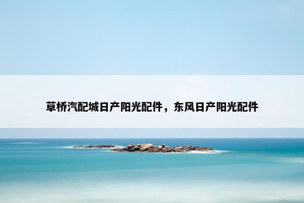 草桥汽配城日产阳光配件，东风日产阳光配件