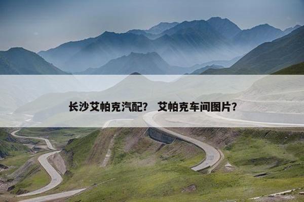 长沙艾帕克汽配？ 艾帕克车间图片？