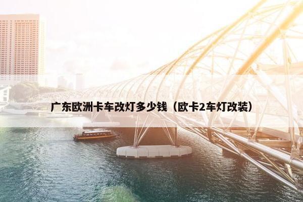 广东欧洲卡车改灯多少钱（欧卡2车灯改装）
