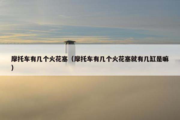 摩托车有几个火花塞（摩托车有几个火花塞就有几缸是嘛）