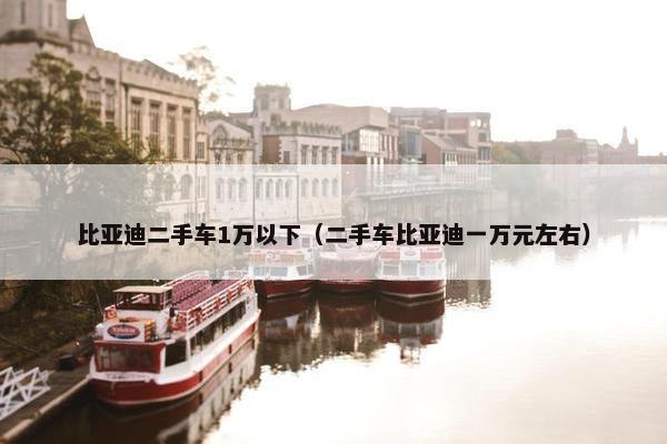 比亚迪二手车1万以下（二手车比亚迪一万元左右）