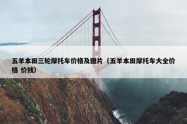 五羊本田三轮摩托车价格及图片（五羊本田摩托车大全价格 价钱）