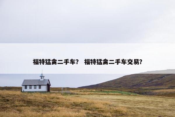 福特猛禽二手车？ 福特猛禽二手车交易？