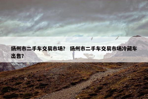 扬州市二手车交易市场？ 扬州市二手车交易市场冷藏车出售？