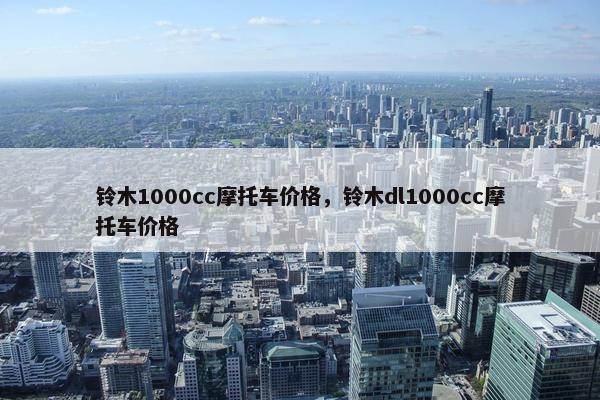 铃木1000cc摩托车价格，铃木dl1000cc摩托车价格
