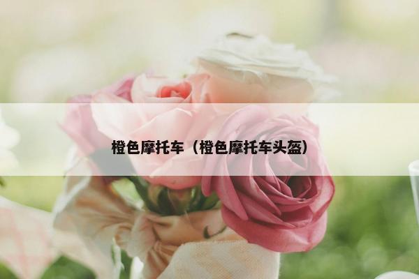 橙色摩托车（橙色摩托车头盔）