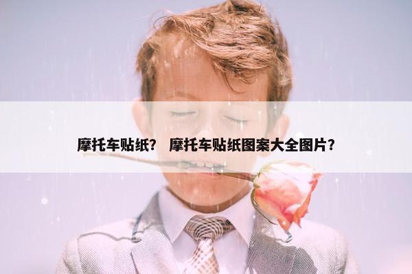 摩托车贴纸？ 摩托车贴纸图案大全图片？