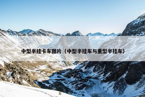 中型半挂卡车图片（中型半挂车与重型半挂车）