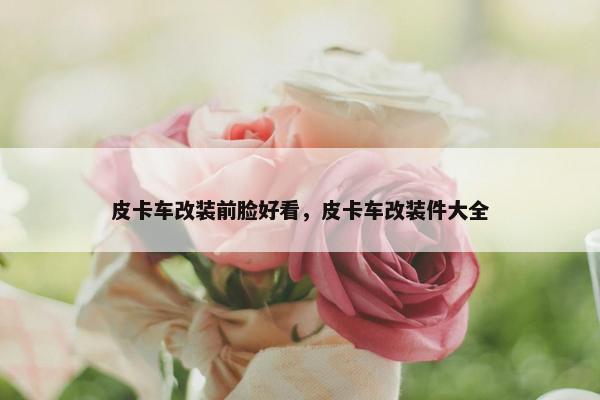皮卡车改装前脸好看，皮卡车改装件大全
