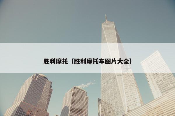 胜利摩托（胜利摩托车图片大全）