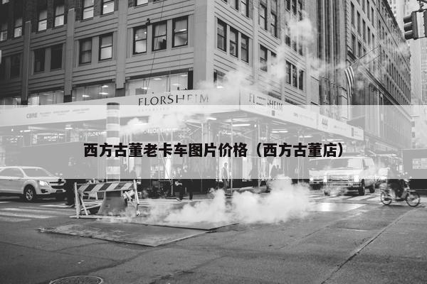 西方古董老卡车图片价格（西方古董店）