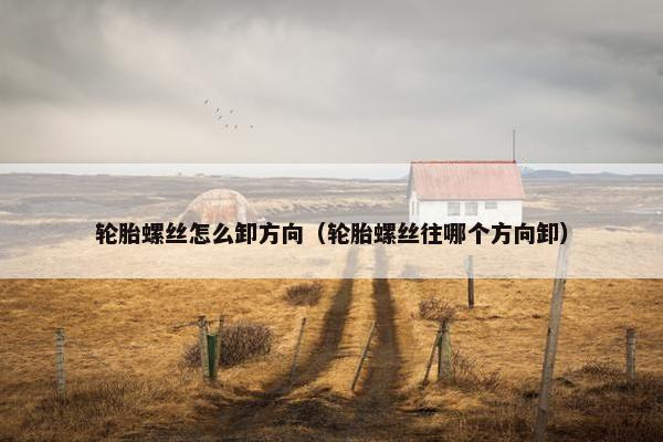 轮胎螺丝怎么卸方向（轮胎螺丝往哪个方向卸）