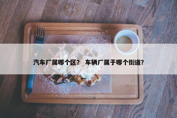 汽车厂属哪个区？ 车辆厂属于哪个街道？