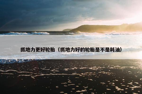 抓地力更好轮胎（抓地力好的轮胎是不是耗油）