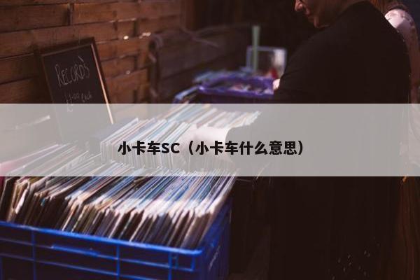 小卡车SC（小卡车什么意思）