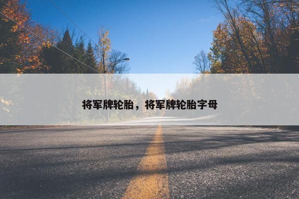 将军牌轮胎，将军牌轮胎字母