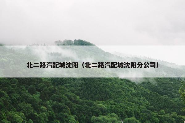 北二路汽配城沈阳（北二路汽配城沈阳分公司）