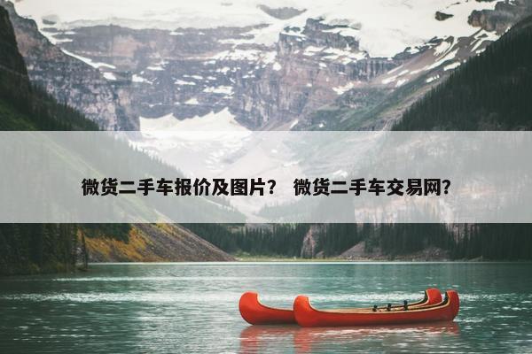 微货二手车报价及图片？ 微货二手车交易网？