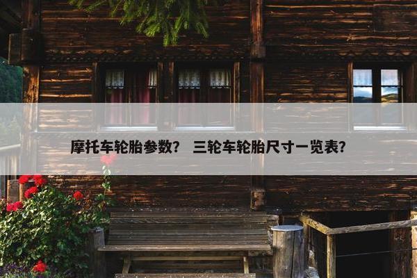 摩托车轮胎参数？ 三轮车轮胎尺寸一览表？