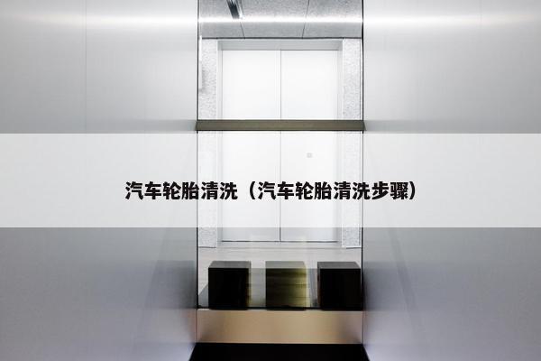 汽车轮胎清洗（汽车轮胎清洗步骤）