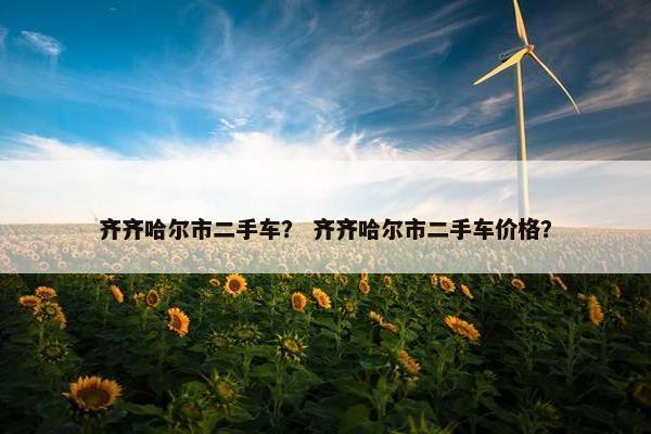 齐齐哈尔市二手车？ 齐齐哈尔市二手车价格？