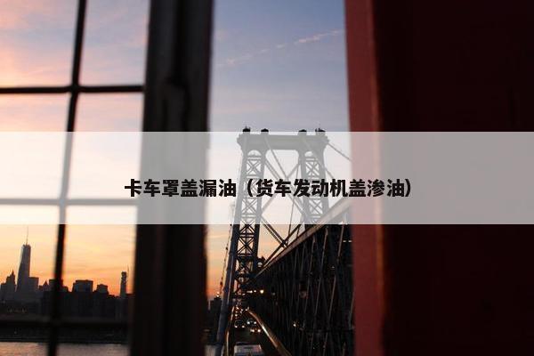 卡车罩盖漏油（货车发动机盖渗油）