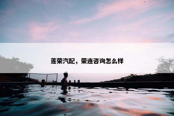 莲荣汽配，荣连咨询怎么样