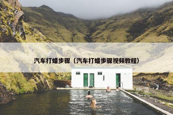汽车打蜡步骤（汽车打蜡步骤视频教程）