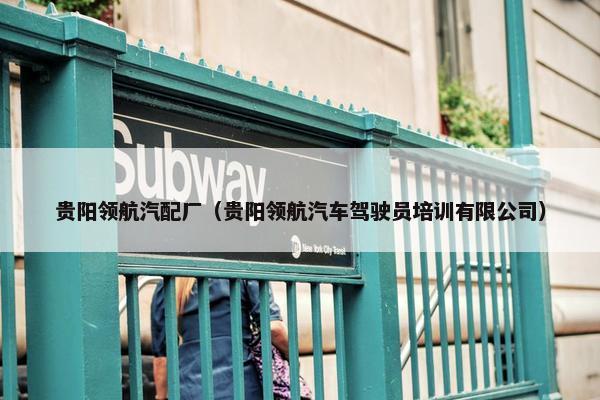 贵阳领航汽配厂（贵阳领航汽车驾驶员培训有限公司）