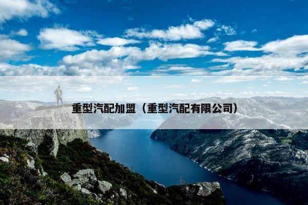 重型汽配加盟（重型汽配有限公司）
