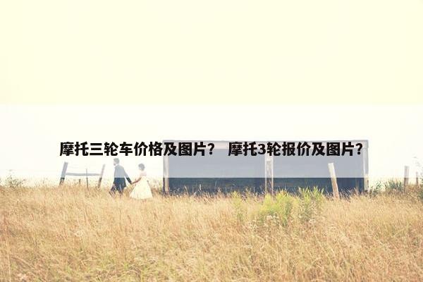 摩托三轮车价格及图片？ 摩托3轮报价及图片？