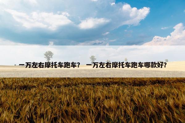 一万左右摩托车跑车？ 一万左右摩托车跑车哪款好？