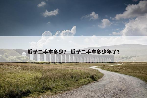 瓜子二手车多少？ 瓜子二手车多少年了？