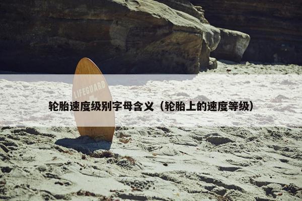 轮胎速度级别字母含义（轮胎上的速度等级）