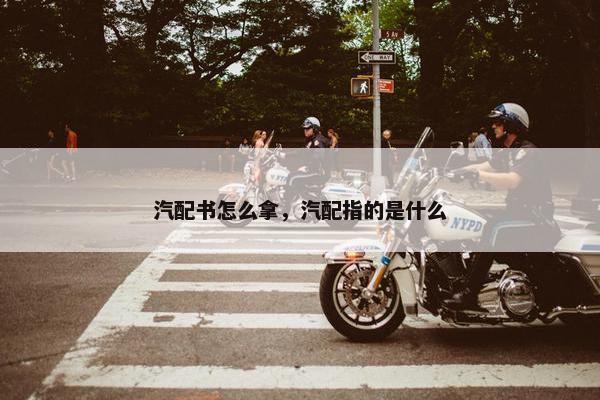 汽配书怎么拿，汽配指的是什么