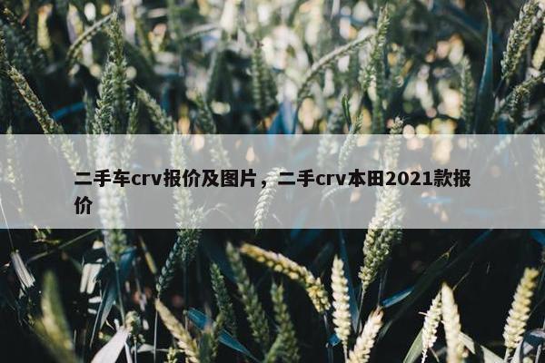 二手车crv报价及图片，二手crv本田2021款报价